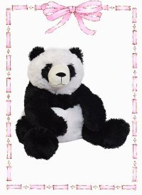 muñeco en felpa oso gloton panda n 4